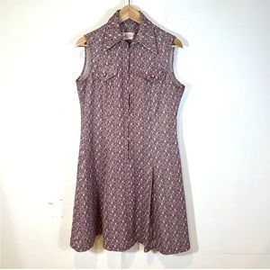 Vintage Route One Coast To Coast A Line 60’s Sleeveless Dress